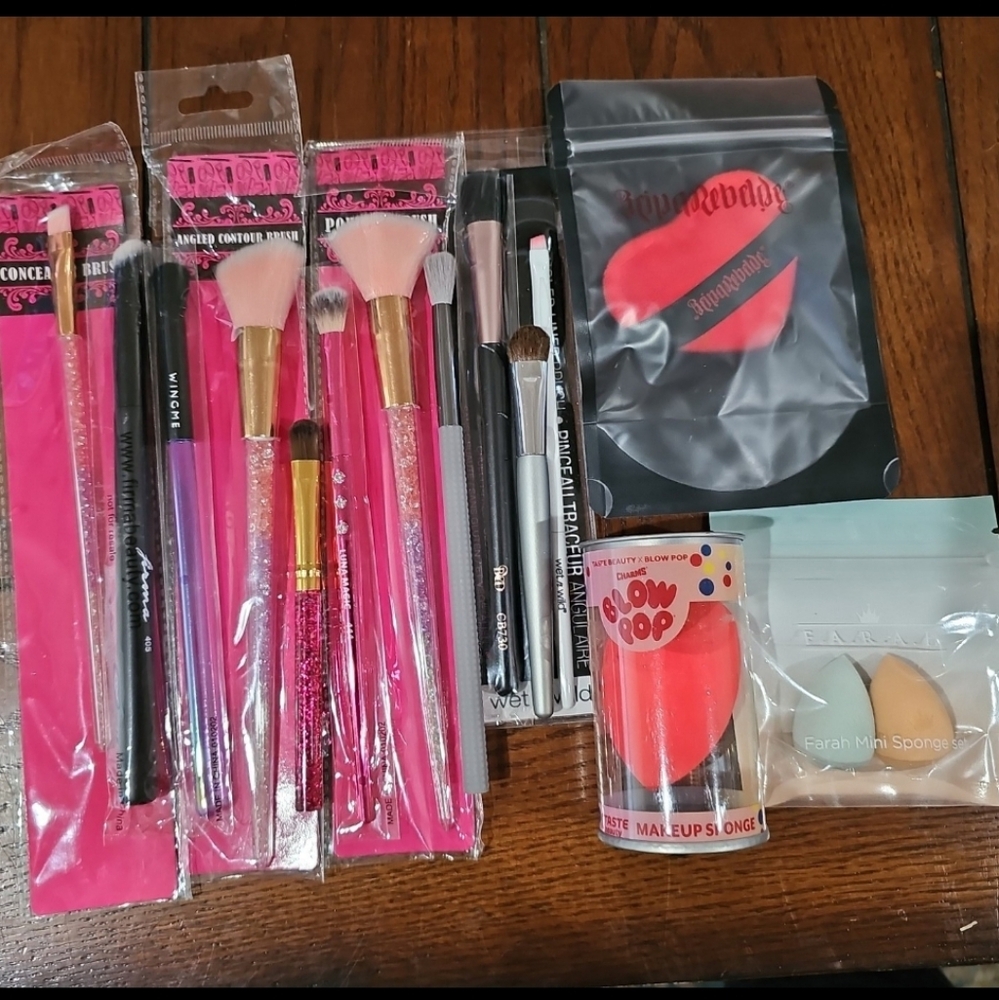 Makeup Brush And Sponge Lot